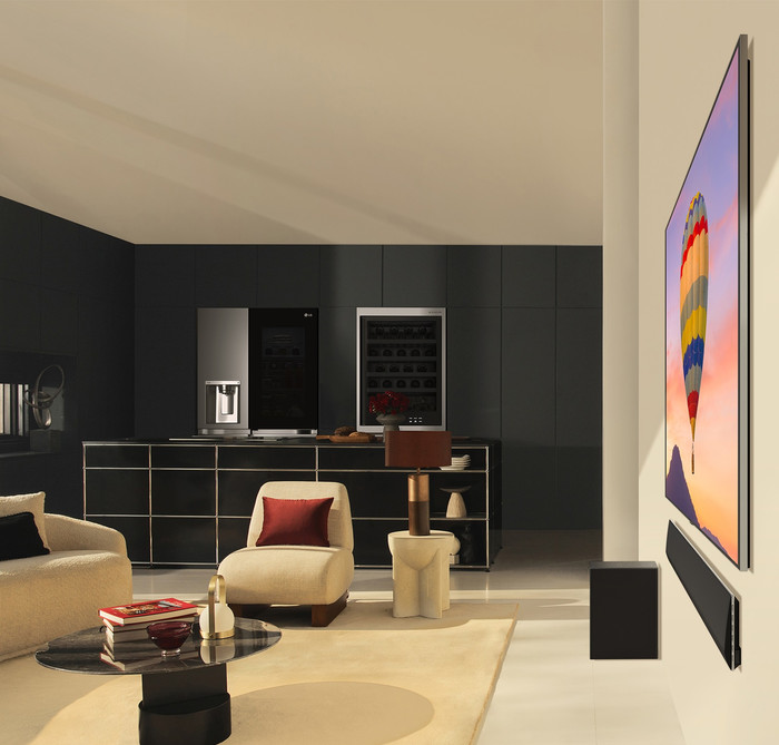 LG 65 inches OLED evo G56 4K (2025) + LG DSG10TY product in use