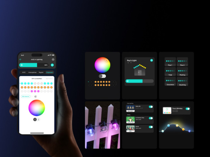 Eufy Outdoor String Lights E10 product in use
