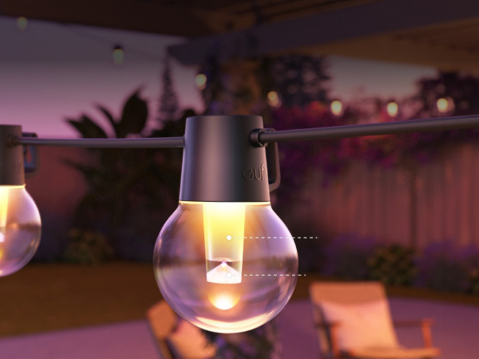 Eufy Outdoor String Lights E10 product in use