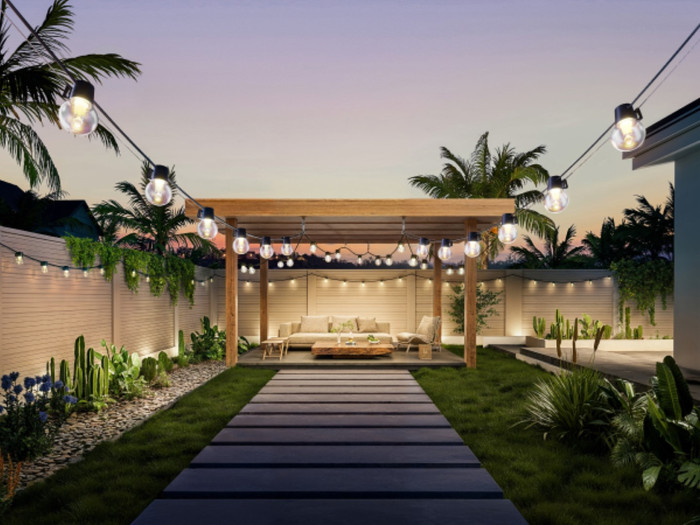 Eufy Outdoor String Lights E10 product in use