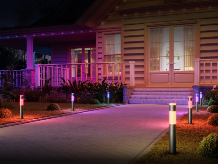 Eufy Outdoor Pathway Light E10 4-pack product in gebruik