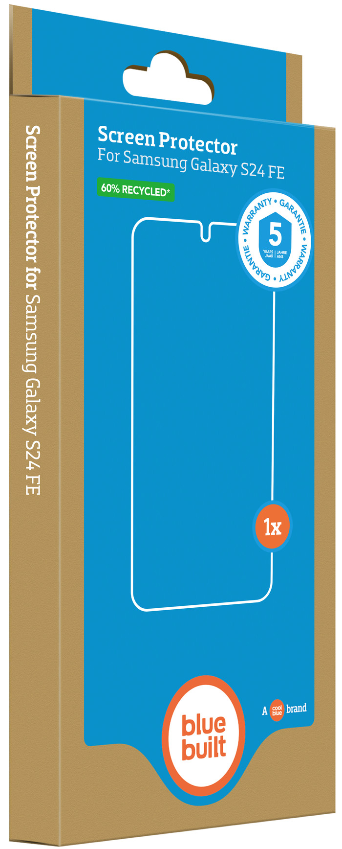 BlueBuilt Samsung Galaxy S24 FE Protège-écran Verre emballage