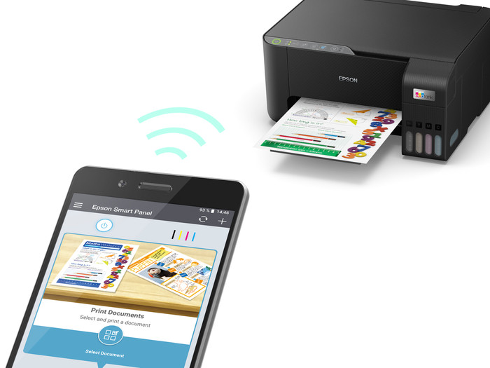 Epson EcoTank ET-2861 product in use