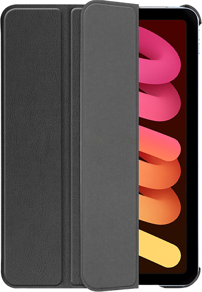 Just in Case Tri-Fold Apple iPad Mini 7 Book Case Black detail