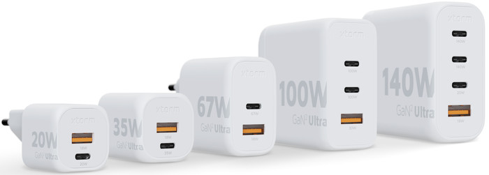 Xtorm 100W GaN2 Ultra Wall Charger visual supplier