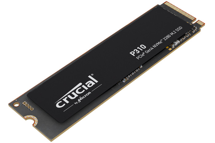 Crucial P310 500GB NVMe SSD right side