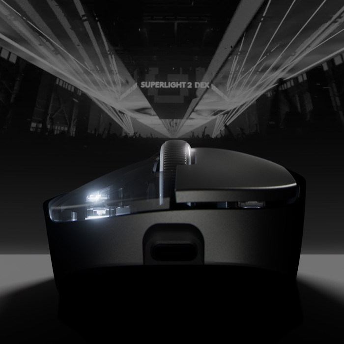 Logitech G PRO X Superlight 2 DEX SE Lightspeed Noir détail