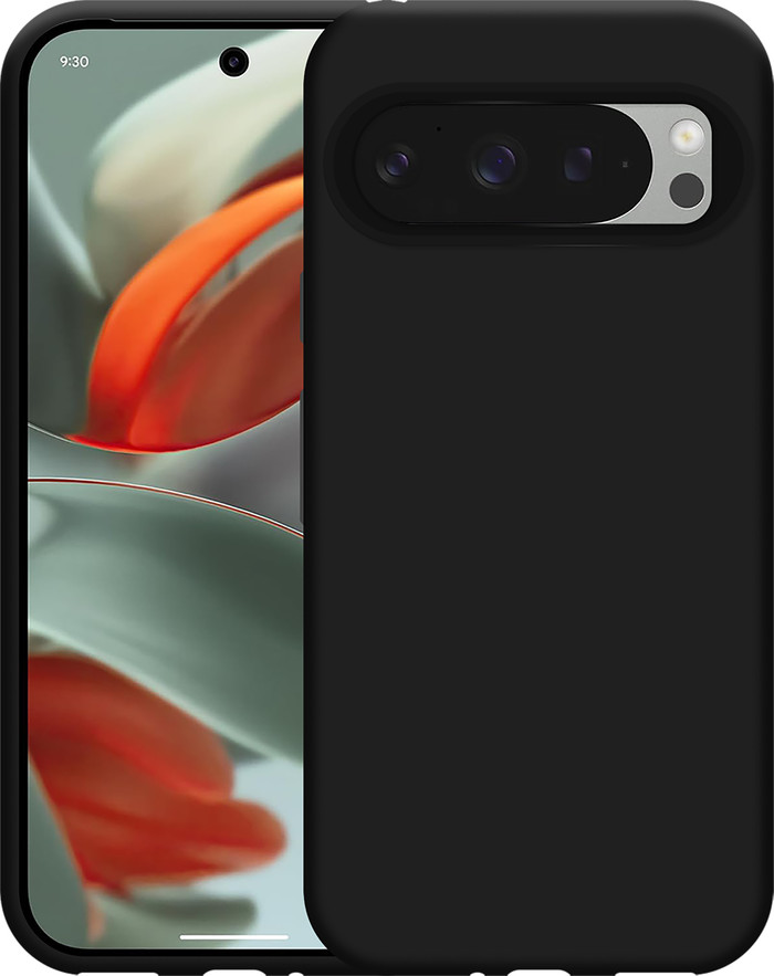 Just in Case Soft Design Google Pixel 9/9 Pro Back Cover Black combined product