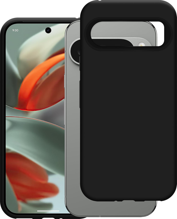 Just in Case Soft Design Google Pixel 9/9 Pro Back Cover Black combined product
