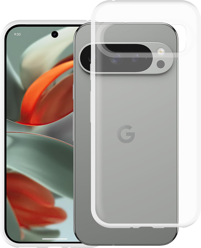 Just in Case Soft Design Google Pixel 9 / 9 Pro Back Cover Transparent produit composé