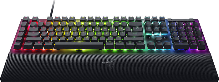 Razer BlackWidow V4 Mechanical Gaming Keyboard Green Switch QWERTY front