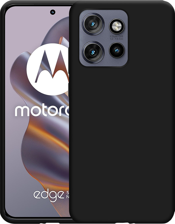 Just in Case Soft Design Motorola Edge 50 Neo Back Cover Black visual supplier