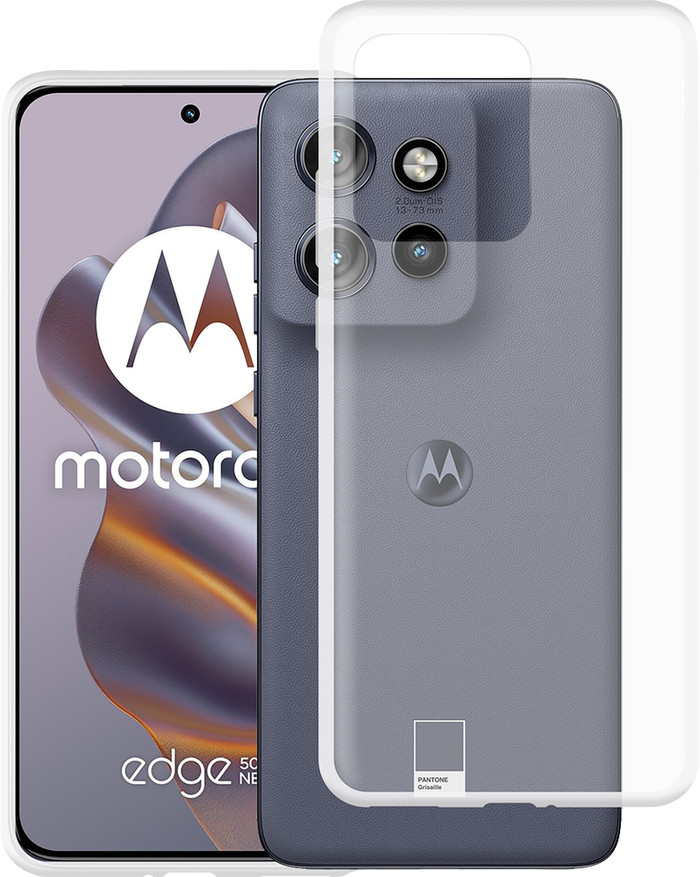 Just in Case Soft Design Motorola Edge 50  Neo Back Cover Transparent visuel fournisseur