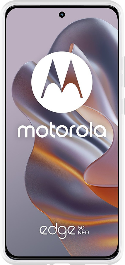 Just in Case Soft Design Motorola Edge 50  Neo Back Cover Transparent avant