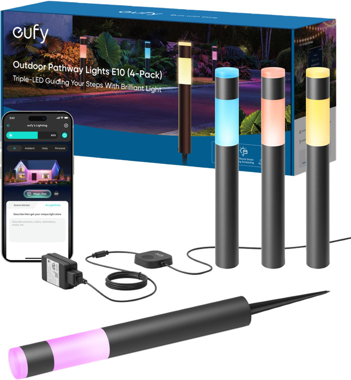 Eufy Outdoor Pathway Light E10 4-pack verpakking