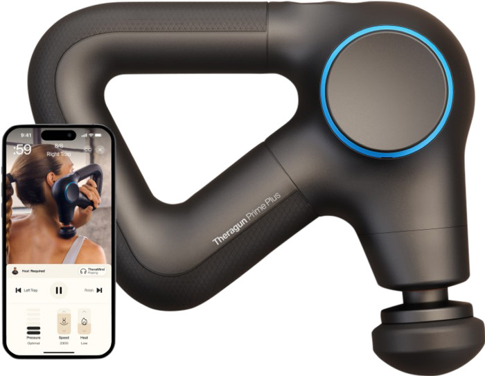 Theragun Prime Plus product in gebruik