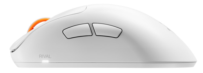 SteelSeries Rival Pro WL Draadloze Gaming Muis Wit linkerkant