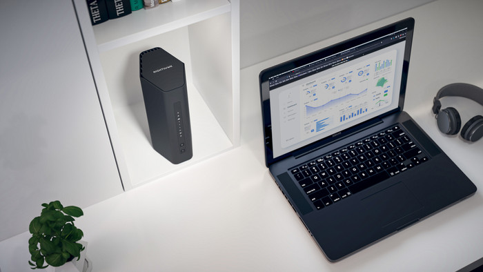 Netgear Nighthawk RS200 product in gebruik