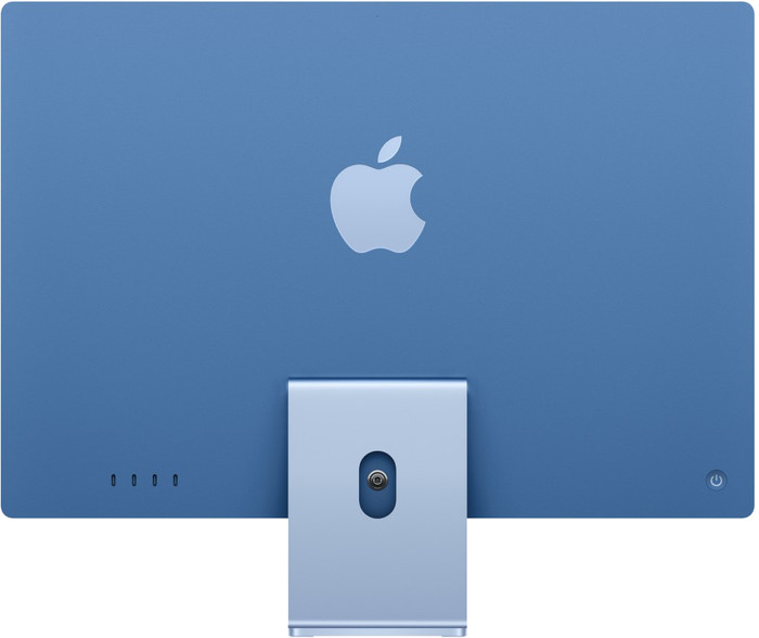 Apple iMac 24 Pouces M4 (CPU 10 Cœurs/GPU 10 Cœurs) 16 Go/512 Go Bleu AZERTY arrière