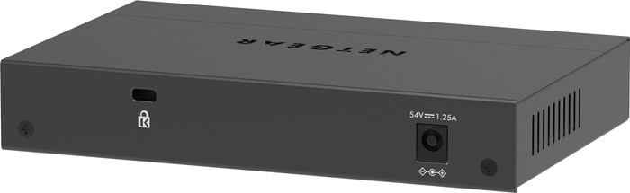 Netgear GS305Pv3 achterkant