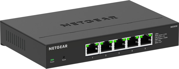 NETGEAR MS305E left side