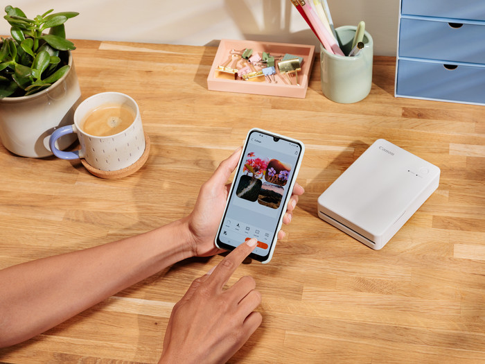 Canon SELPHY QX20 Blanc produit à l'usage