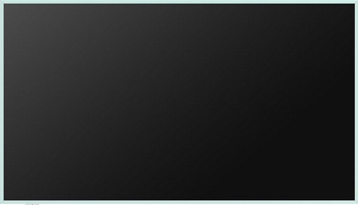 TCL Frame Vernal Mint 55 inches front