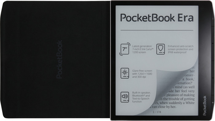 PocketBook Cover Charge Era / Era Color Noir avant