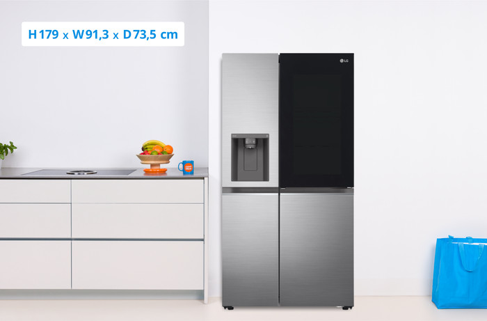 LG GSXV80PZLE InstaView visual Coolblue 1