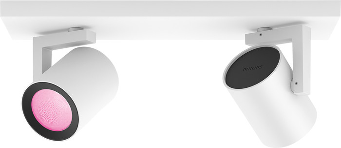 Philips Hue Argenta Spot Monté en Surface White and Color - Blanc - 2 Spots Main Image