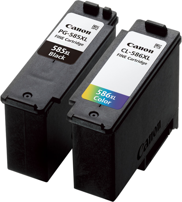 Canon PG-585XL + CL-586XL Pack Combiné + Papier Photo dessus