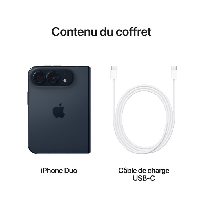 Apple iPhone Duo 256 Go Bleu Foncé visuel fournisseur