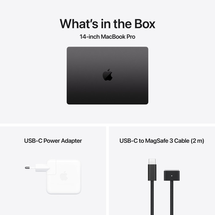 Apple MacBook Pro 14 inches M4 (10 Core CPU/10 Core GPU) 16GB/1TB Space Black AZERTY visual supplier