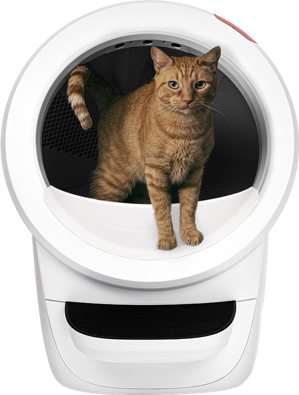 Whisker Automatische kattenbak Litter-Robot 4 Wit product in gebruik