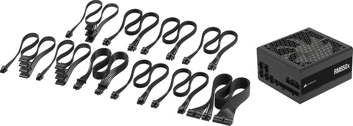 CORSAIR RM850x Cybenetics Gold ATX3.1 PCIe5.1 accessory