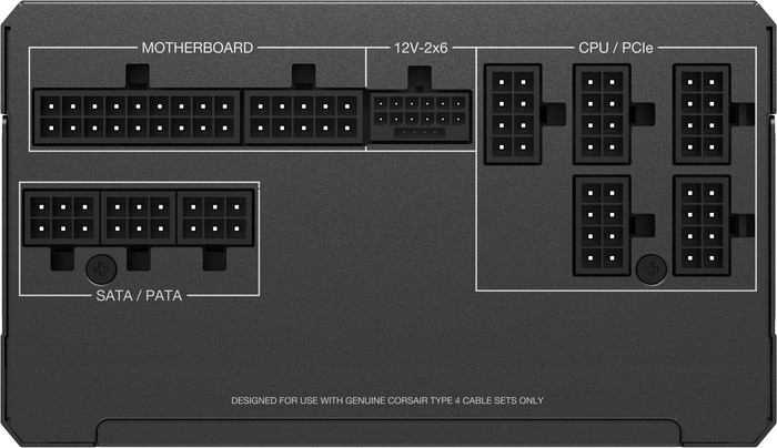 CORSAIR RM850x Cybenetics Gold ATX3.1 PCIe5.1 front