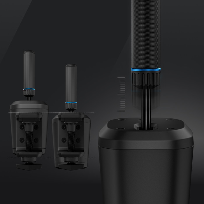 Logitech G RS Shifter & Handbrake Add-on product in gebruik