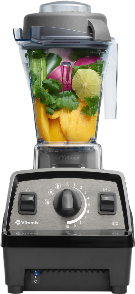 Vitamix E510 Zwart detail