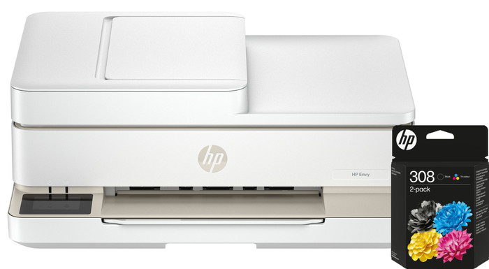 HP ENVY 6520e + 1 set extra cartridges Main Image