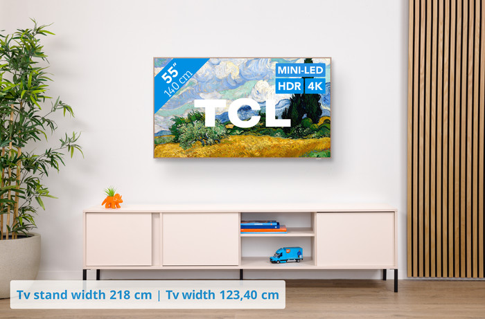 TCL QD Mini-LED 55 inches A400 Pro (2026) visual Coolblue 1