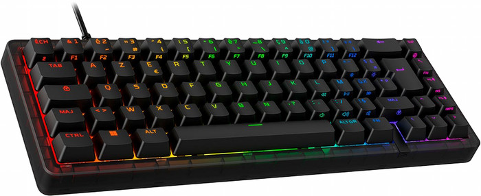 HyperX Origins 2 65% Gaming Toetsenbord Azerty linkerkant