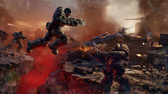 Gears of War: E-Day Xbox Series X product in gebruik