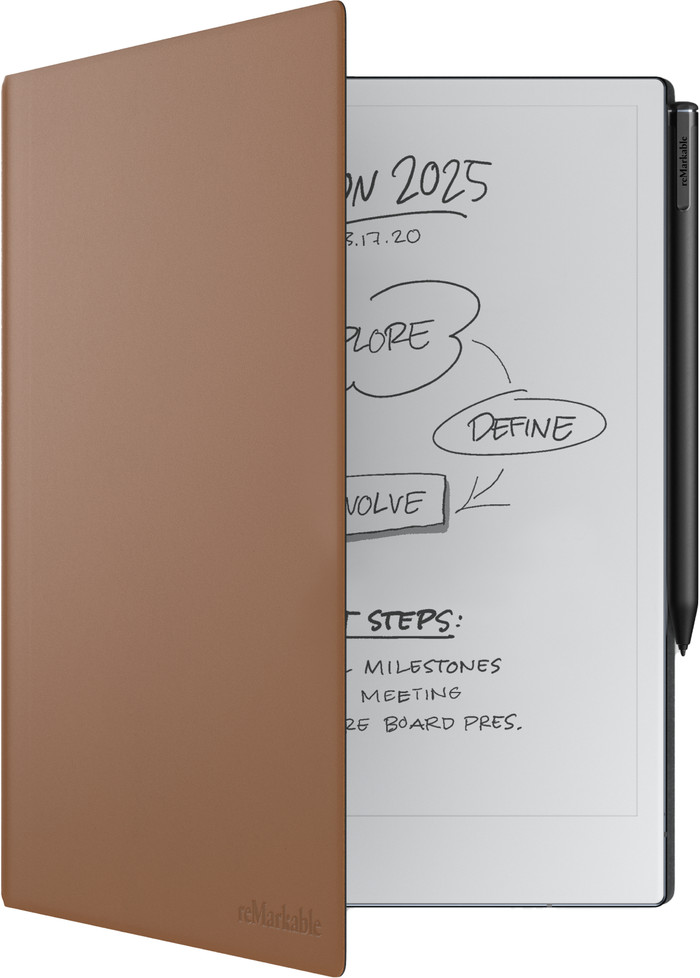 reMarkable 2 Book Folio Bruin Leer Main Image