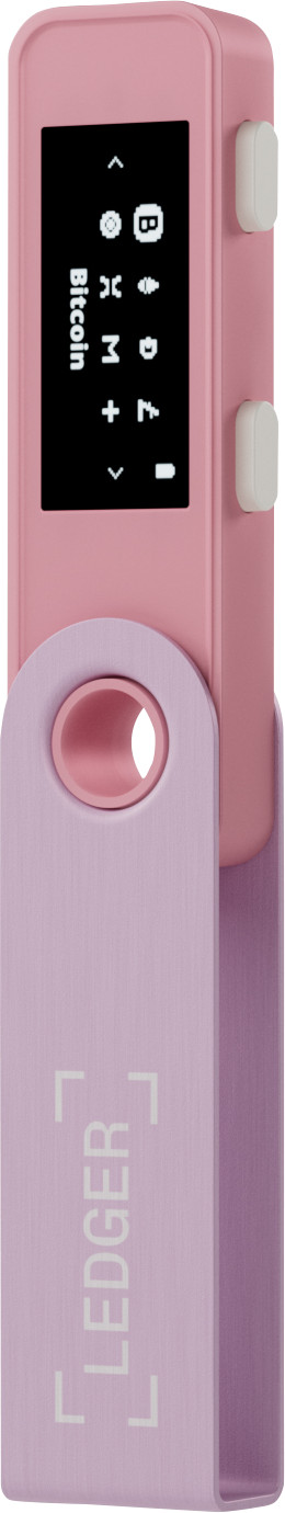 Ledger Nano S Plus Pastel Pink right side