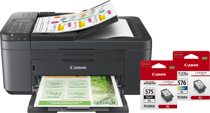 Canon PIXMA TR4755i + 1 Set de Cartouches XL Supplémentaire Main Image