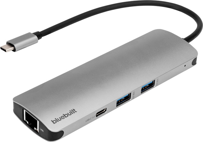 BlueBuilt 8-in-1 HDMI Docking Station with USB-C Main Image