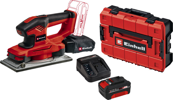 Einhell TE-OS 18/230 Li Solo Batterie 4,0 Ah E-Case S-F Kit de Démarrage Main Image