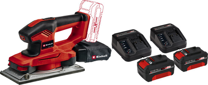 Einhell TE-OS 18/230 Li Solo Batterie 4,0 Ah (2x) Kit de Démarrage Main Image