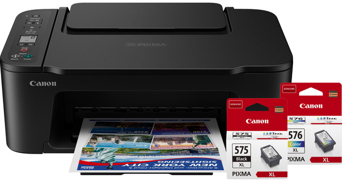 Canon PIXMA TS3750i + 1 Set de Cartouches XL Supplémentaires Main Image