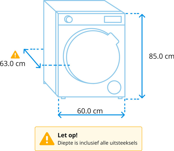 Samsung WD90DG5B15BH EcoBubble - 9/6 kg visual Coolblue 1